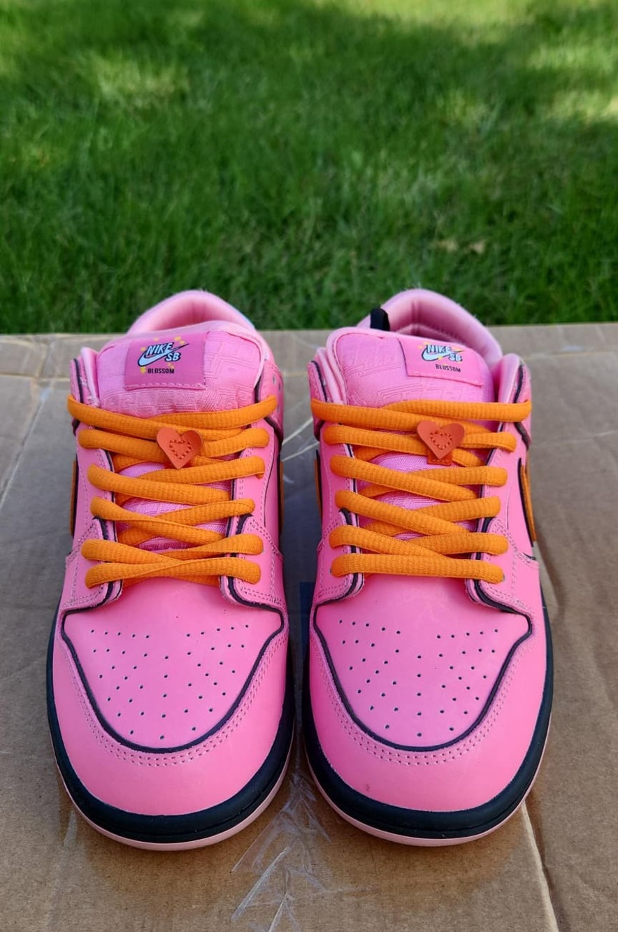 Brand New Pink & Orange Low-Top Sneakers | Cartoon Streetwear Style